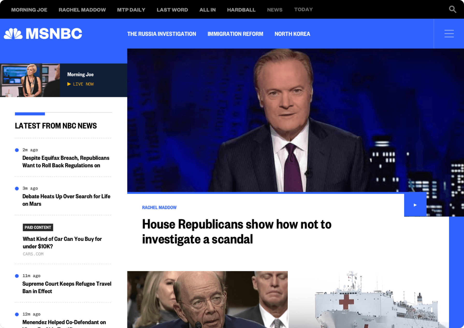 Today show digital experience with lifestyle content and video